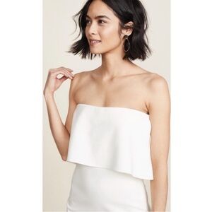 Likely Briggs White Strapless mini Dress